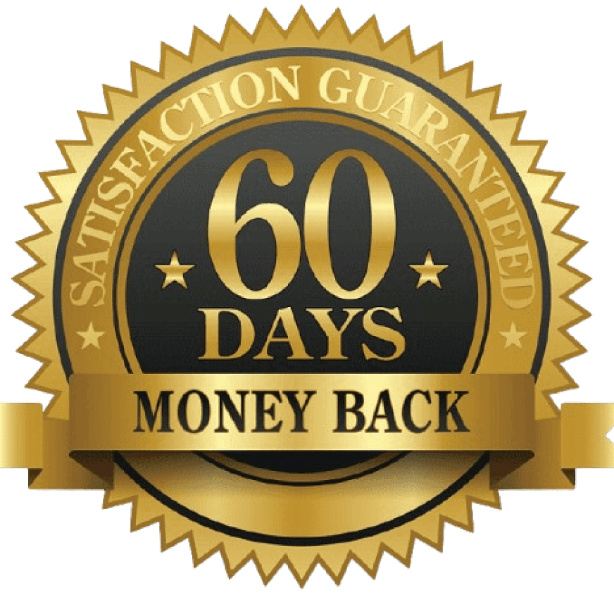 60-day money-back guarantee badge